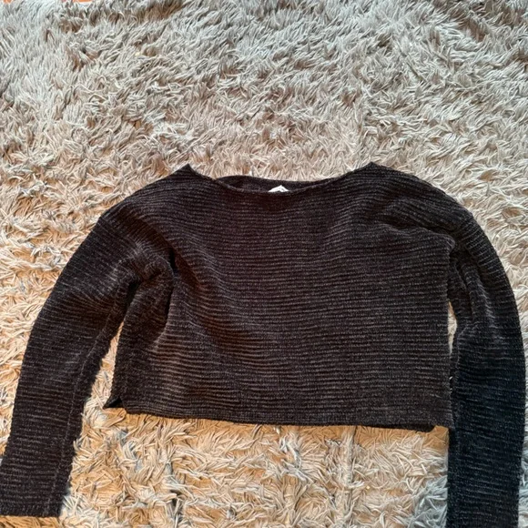 Garage Black Ribbed Sweater - Picture 2 of 3